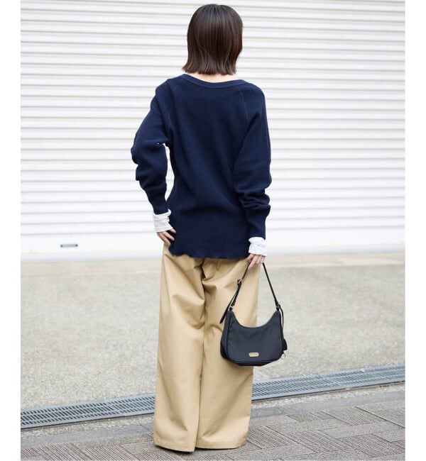 SLOBE IENA「《WEB限定カラー有り/追加》Wフェイスジャージヘンリープルオーバー」|Tシャツ・カットソー|