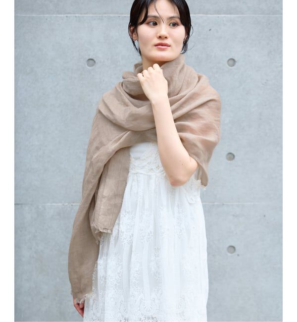 NIMNIMDUAI/ニムニムデュアイ PLAIN GAUZE STOLE ストール（IENA