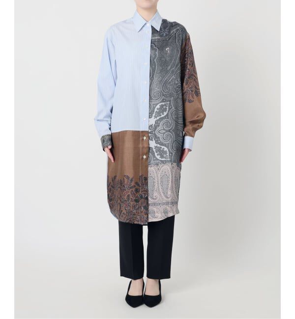 VERMEIL par iena「PIERRE LOUIS MASCIA ピエール ルイマーシャ Long Sleeve シャツ CML12698」|シャツ・ブラウス|