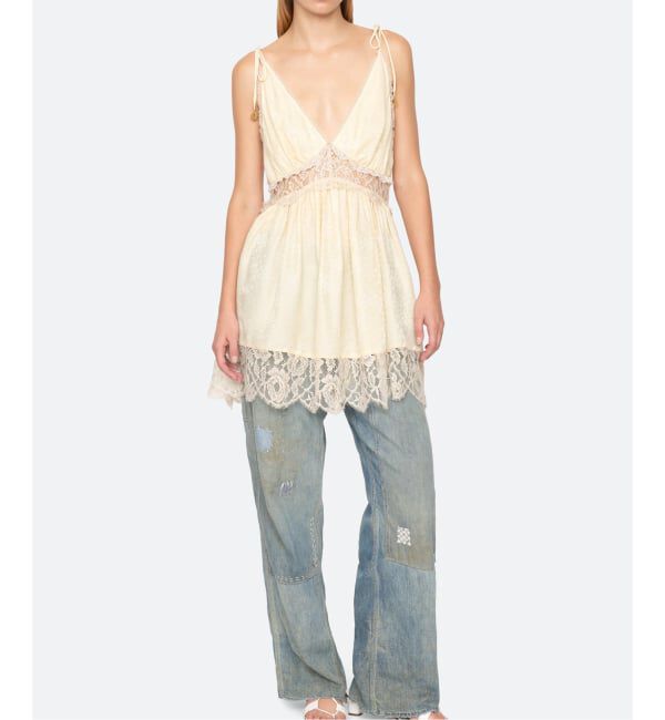 IENA LA BOUCLE「SEA NEW YORK シー ニューヨーク SOLID MINI DRESS SS26-018」|ワンピース|