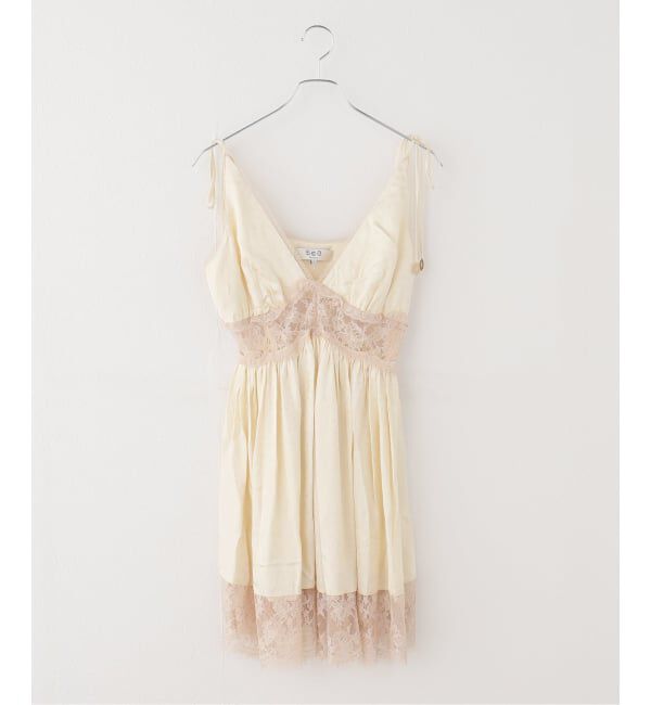 IENA LA BOUCLE「SEA NEW YORK シー ニューヨーク SOLID MINI DRESS SS26-018」|ワンピース|