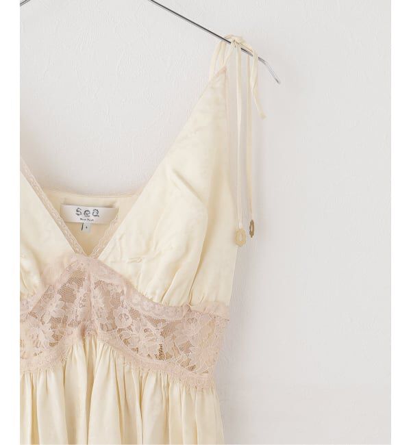 IENA LA BOUCLE「SEA NEW YORK シー ニューヨーク SOLID MINI DRESS SS26-018」|ワンピース|