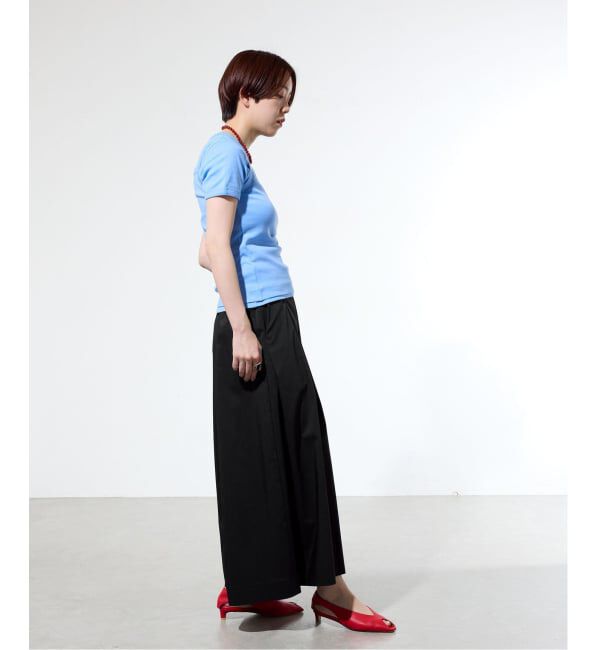 IENA「《一部店舗限定》ウォッシャブルタックキュロットパンツ」|その他|