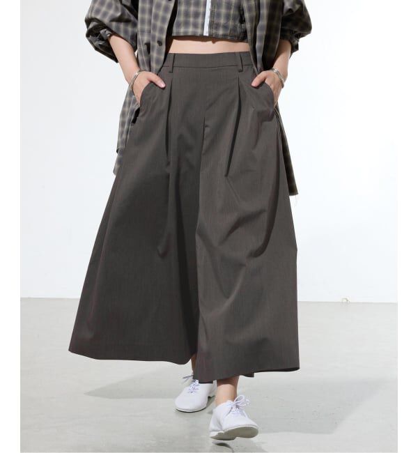 IENA「《一部店舗限定》ウォッシャブルタックキュロットパンツ」|その他|