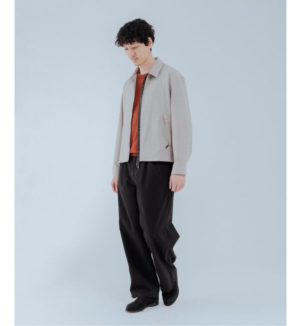 EDIFICE「LEATHER-TRIMMED シャツ ジャケット」|その他|