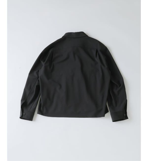 EDIFICE「LEATHER-TRIMMED シャツ ジャケット」|その他|