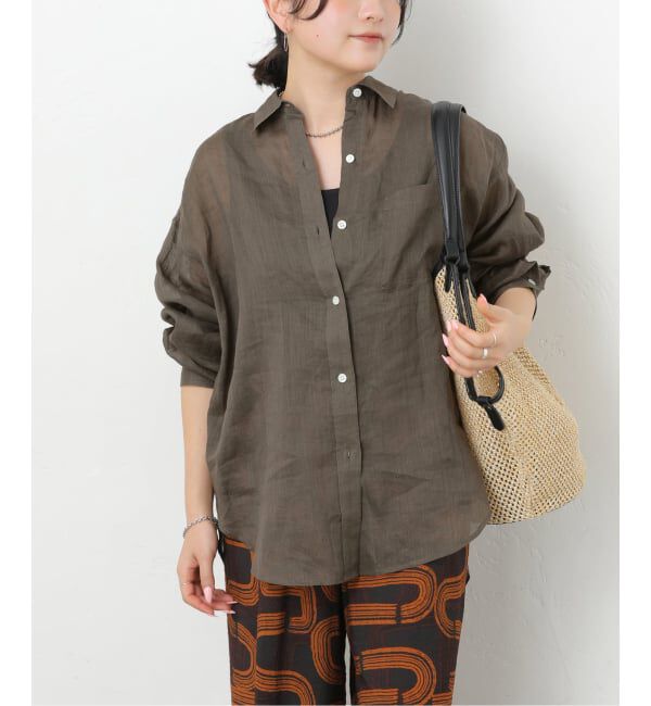 JOURNAL STANDARD relume「《追加 / 新色》手洗い可 / ラミーオーバーサイズシャツ」|シャツ・ブラウス|