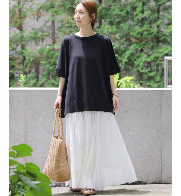 JOURNAL STANDARD relume「《追加6 / 新色》接触冷感 / ウォッシャブルクールポンチョプルオーバー」|ニット・セーター|