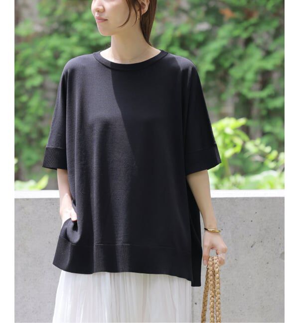 JOURNAL STANDARD relume「《追加6 / 新色》接触冷感 / ウォッシャブルクールポンチョプルオーバー」|ニット・セーター|