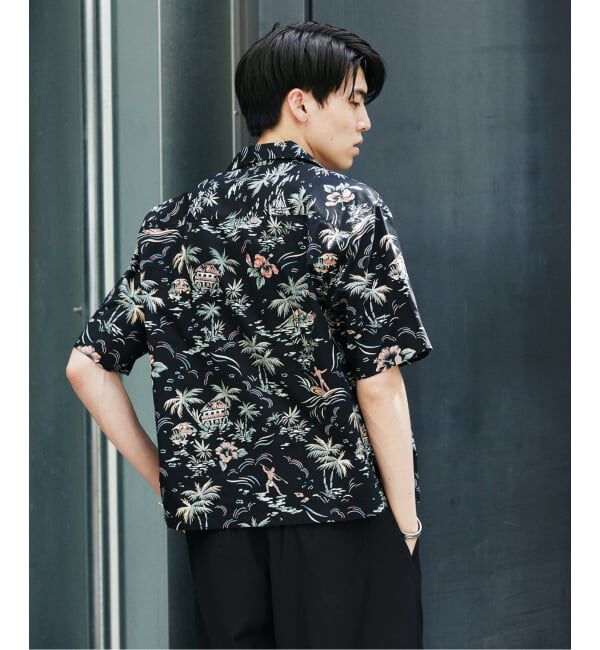JOURNAL STANDARD「リバース ボックス アロハ 半袖 開襟 シャツ」|シャツ・ブラウス|
