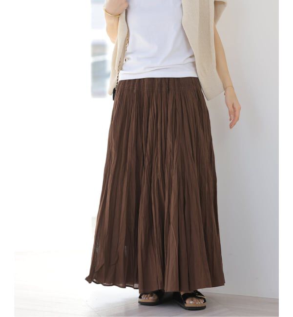 JOURNAL STANDARD relume「《追加》コットンボイルクリンクルマーメイドスカート」|スカート|