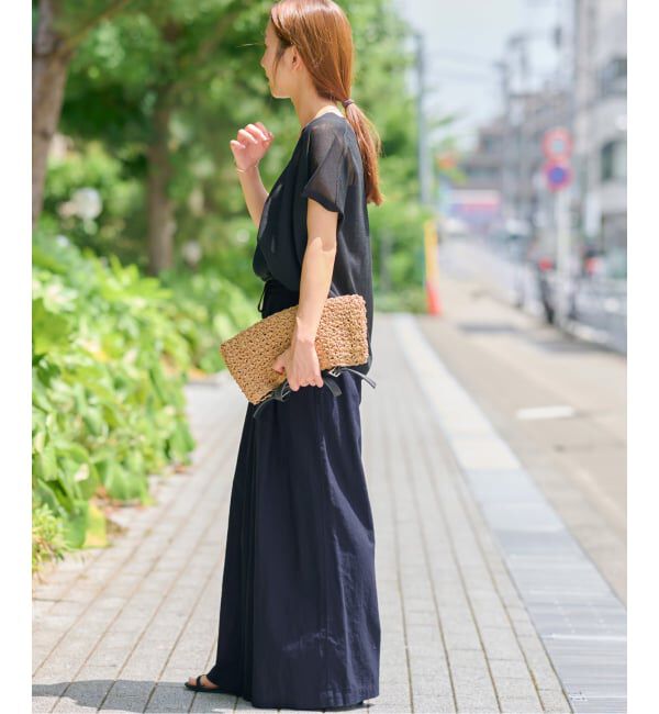 JOURNAL STANDARD relume「《追加2》リネンコットンワイドギャザーパンツ」|その他|