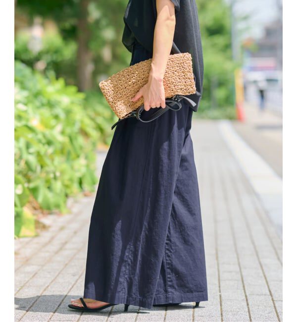 JOURNAL STANDARD relume「《追加2》リネンコットンワイドギャザーパンツ」|その他|