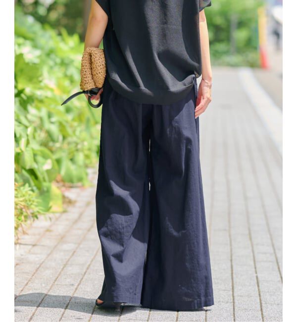 JOURNAL STANDARD relume「《追加2》リネンコットンワイドギャザーパンツ」|その他|