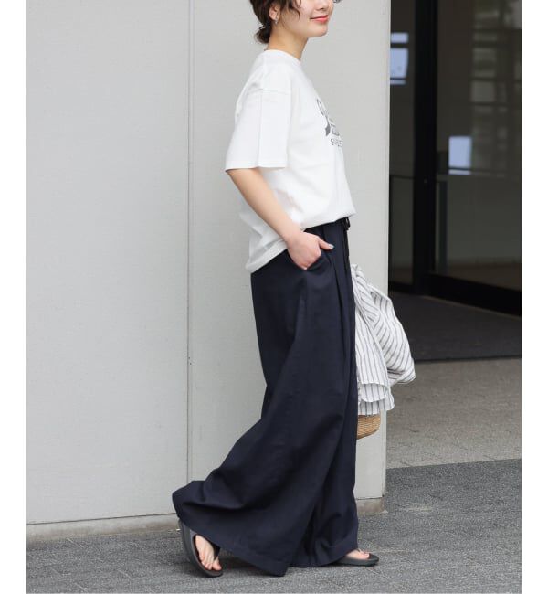 JOURNAL STANDARD relume「《追加2》リネンコットンワイドギャザーパンツ」|その他|