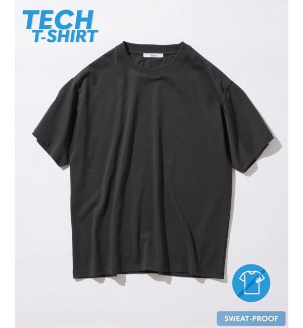 JOURNAL STANDARD relume「プレーティング 汗ジミ防止 Tシャツ」|Tシャツ・カットソー|ブラック B