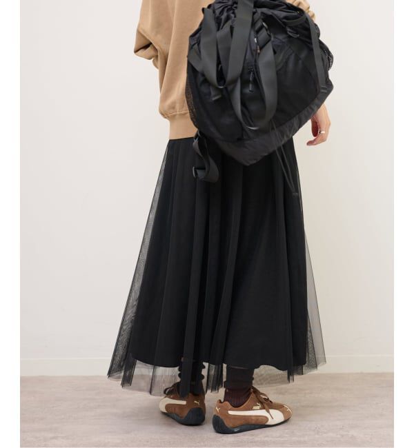 JOURNAL STANDARD relume「《WEB限定追加予約》ウォッシャブルチュールイージースカート」|スカート|