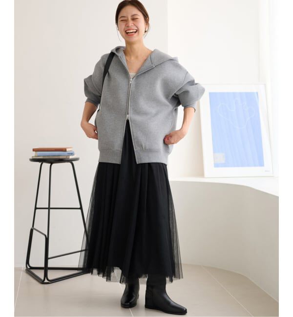 JOURNAL STANDARD relume「《WEB限定追加予約》ウォッシャブルチュールイージースカート」|スカート|