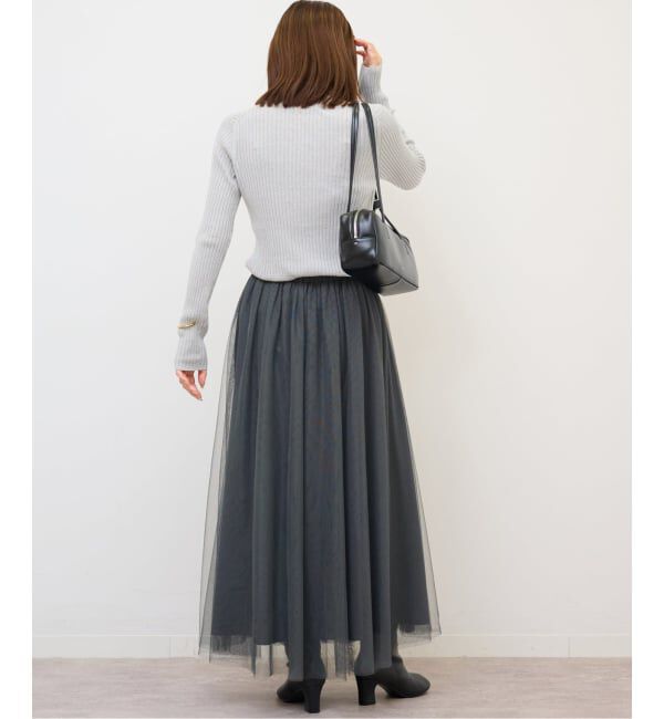 JOURNAL STANDARD relume「《WEB限定追加予約》ウォッシャブルチュールイージースカート」|スカート|