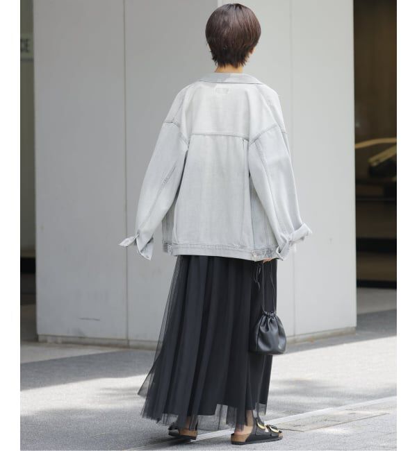 JOURNAL STANDARD relume「《WEB限定追加予約》ウォッシャブルチュールイージースカート」|スカート|