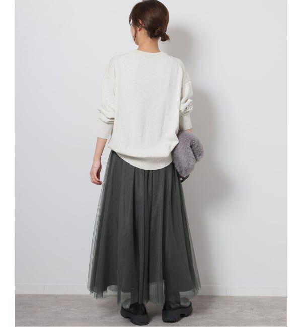 JOURNAL STANDARD relume「《WEB限定追加予約》ウォッシャブルチュールイージースカート」|スカート|