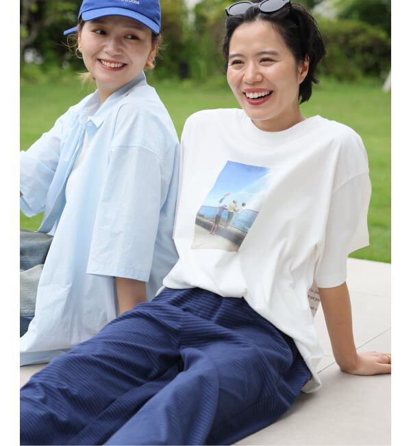 JOURNAL STANDARD「【oaedit 】フォトT」|Tシャツ・カットソー|ホワイト