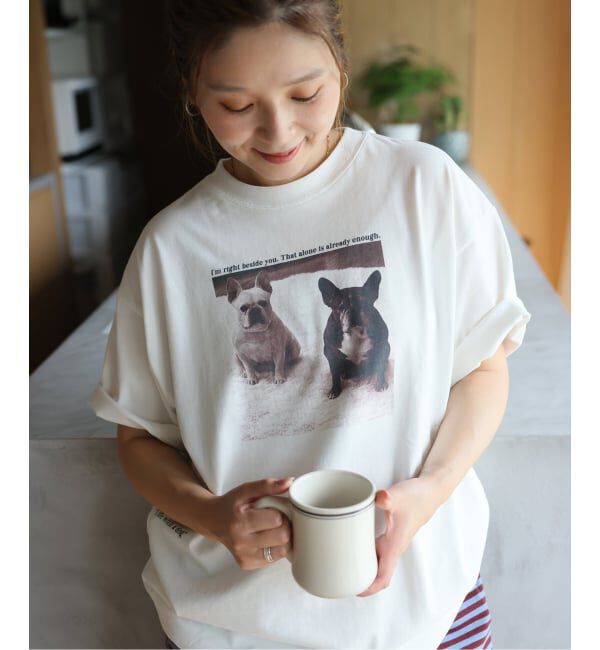 JOURNAL STANDARD「【oaedit 】フォトT」|Tシャツ・カットソー|ホワイト B