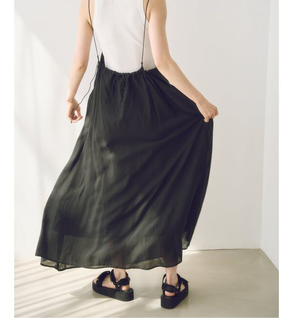 NOBLE「【洗える】normment/ノーメント COTTON RAYON CAMI DRESS」|ワンピース|