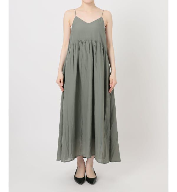 NOBLE「【洗える】normment/ノーメント COTTON RAYON CAMI DRESS」|ワンピース|
