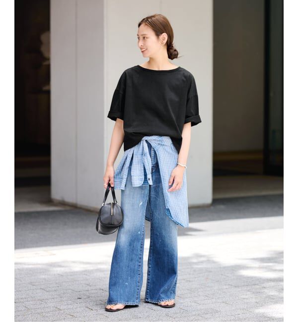 FRAMeWORK「≪汗染み防止≫NANO-SHEER ZERO 2WAYTee」|Tシャツ・カットソー|