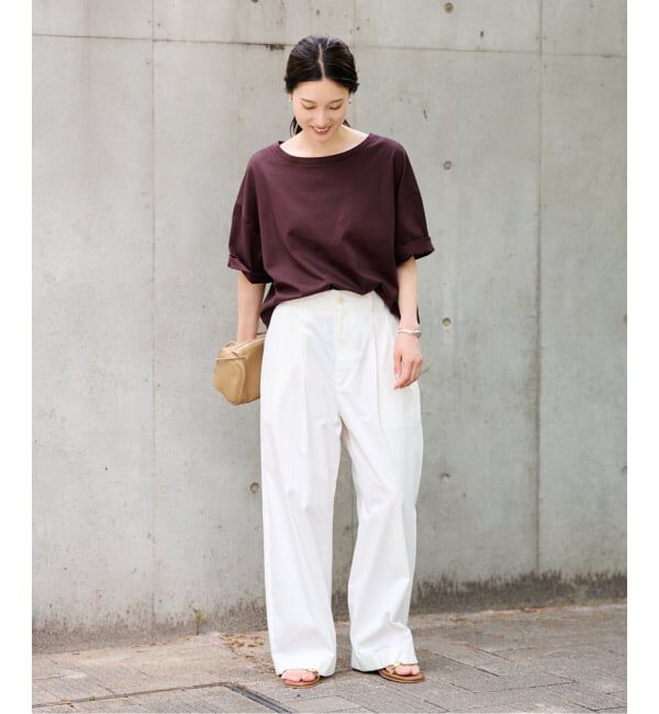 FRAMeWORK「≪汗染み防止≫NANO-SHEER ZERO 2WAYTee」|Tシャツ・カットソー|