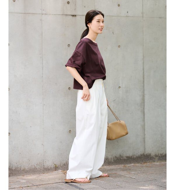 FRAMeWORK「≪汗染み防止≫NANO-SHEER ZERO 2WAYTee」|Tシャツ・カットソー|