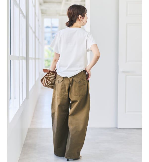 Spick and Span「《追加》汗染み防止ファインコットンTシャツ」|Tシャツ・カットソー|