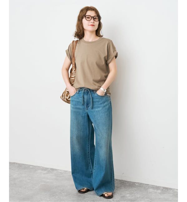 Spick and Span「《追加》汗染み防止ファインコットンTシャツ」|Tシャツ・カットソー|
