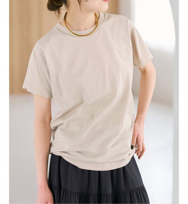 Spick and Span「《追加》汗染み防止ファインコットンTシャツ」|Tシャツ・カットソー|