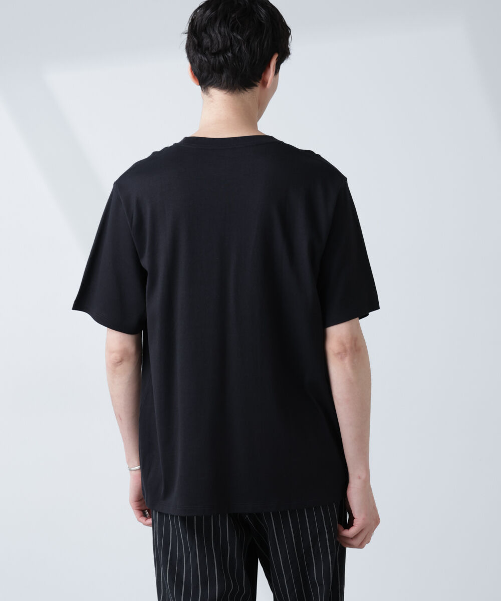 NANO universe「WEB限定/Anti Soaked(R) 汗染み防止 クルーネックレギュラーシルエットTシャツ」|Tシャツ・カットソー|