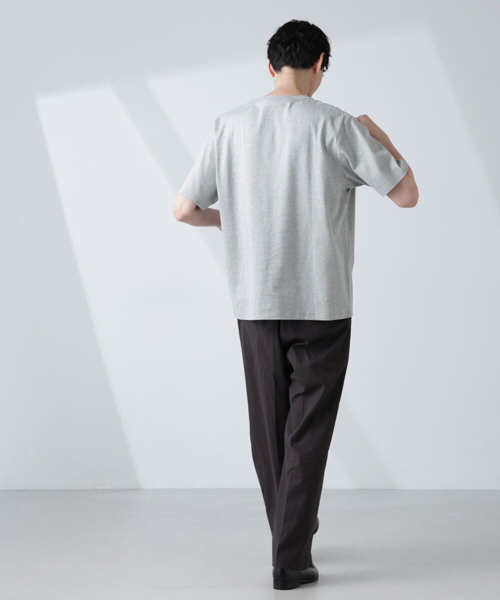 NANO universe「WEB限定/Anti Soaked(R) 汗染み防止 クルーネックレギュラーシルエットTシャツ」|Tシャツ・カットソー|