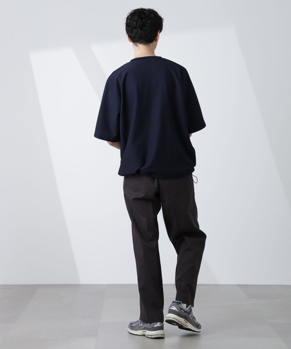 NANO universe「シルケットサッカーワイドTシャツ 半袖」|Tシャツ・カットソー|
