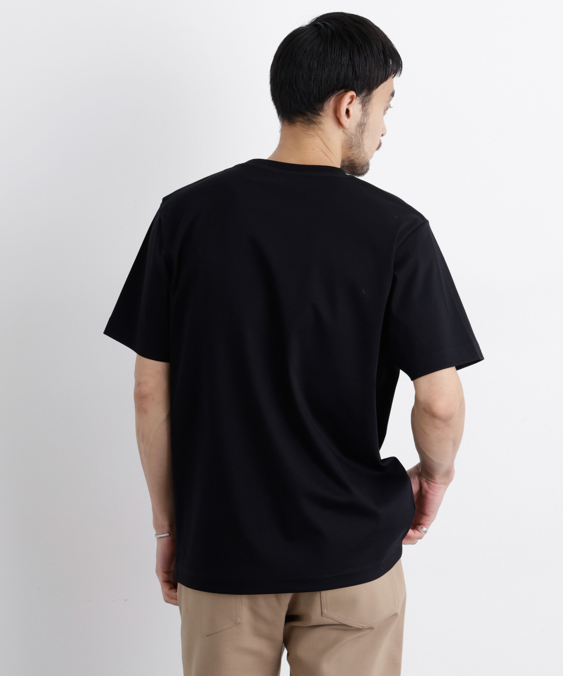 NANO universe「アンチスメル クルーネックTシャツ 半袖」|Tシャツ・カットソー|