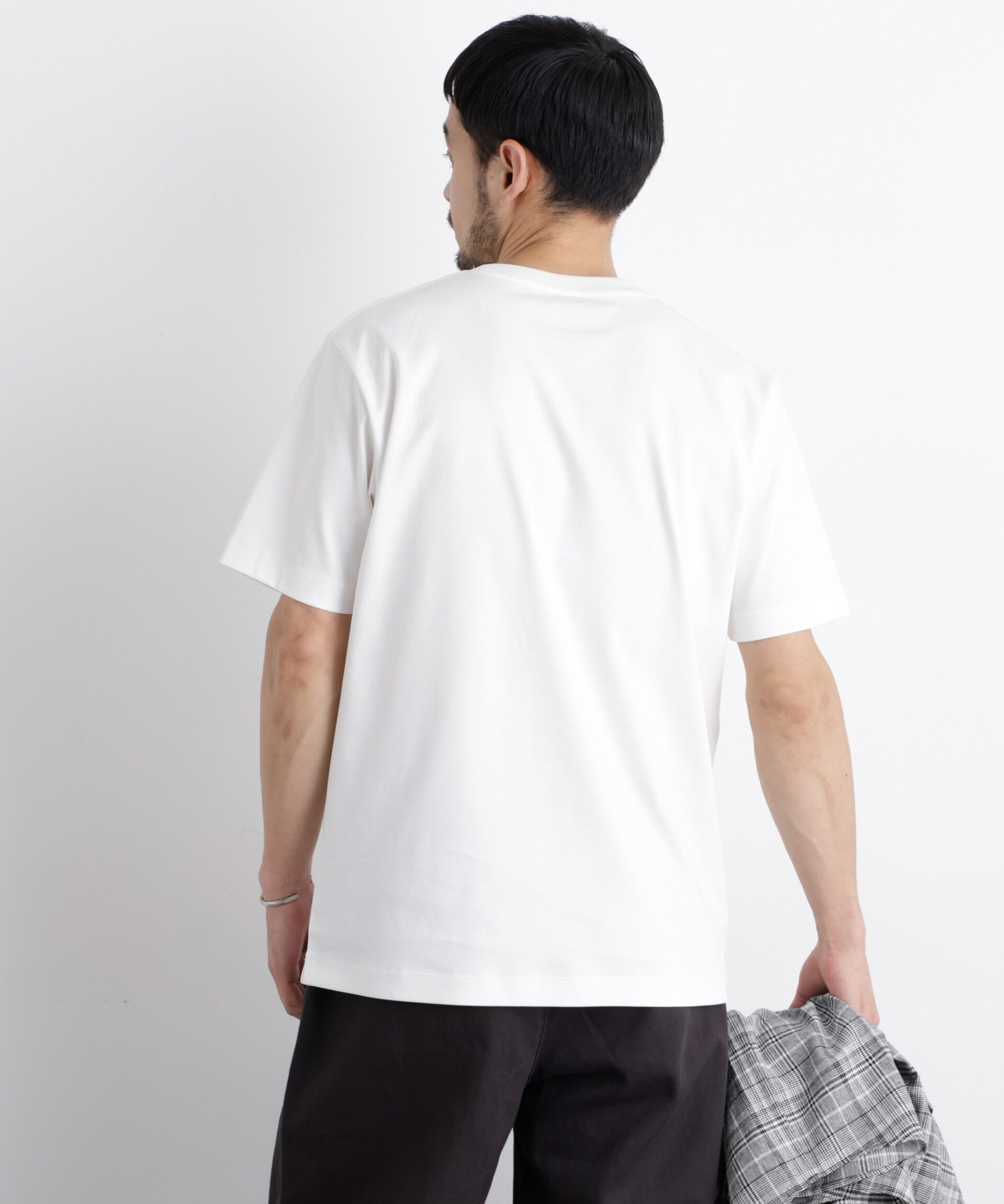 NANO universe「アンチスメル クルーネックTシャツ 半袖」|Tシャツ・カットソー|