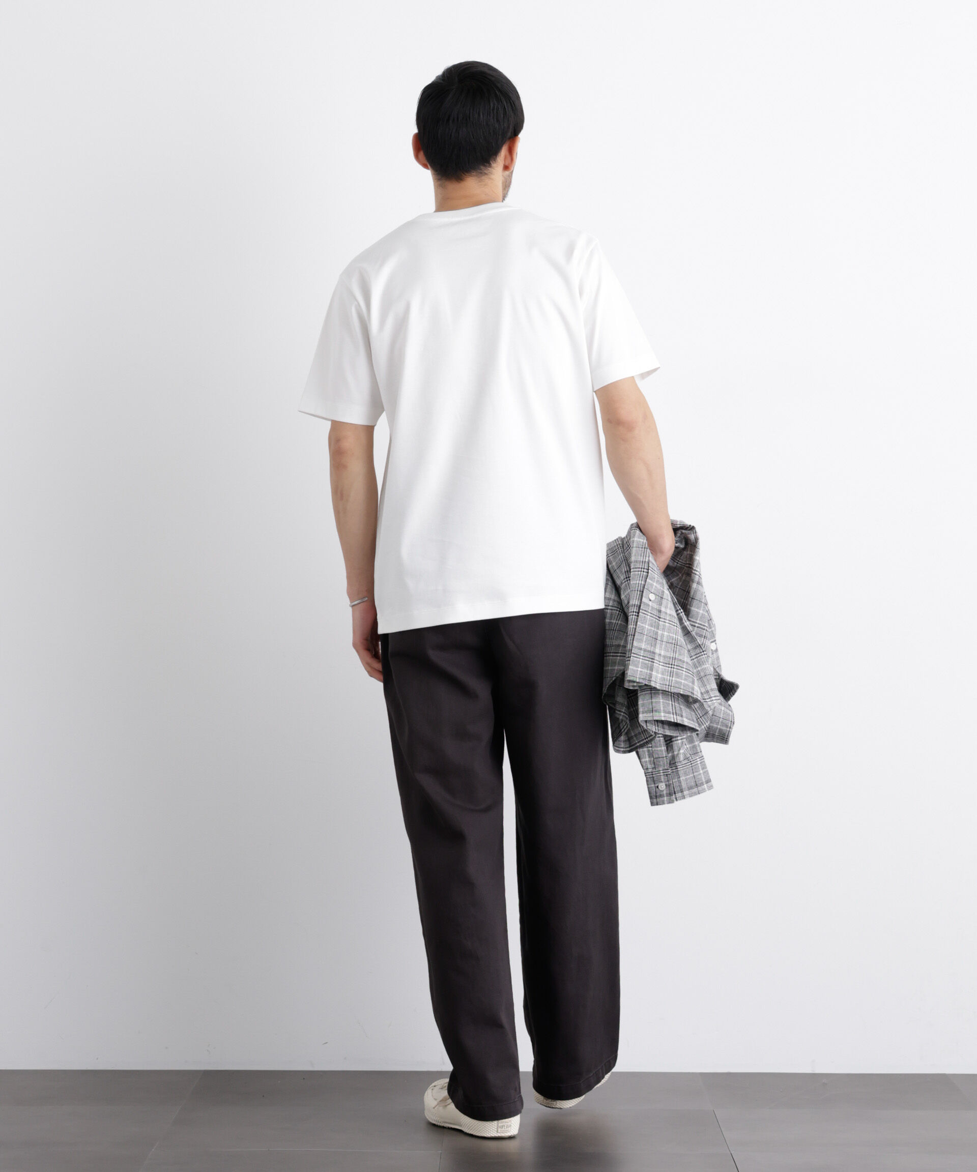 NANO universe「アンチスメル クルーネックTシャツ 半袖」|Tシャツ・カットソー|