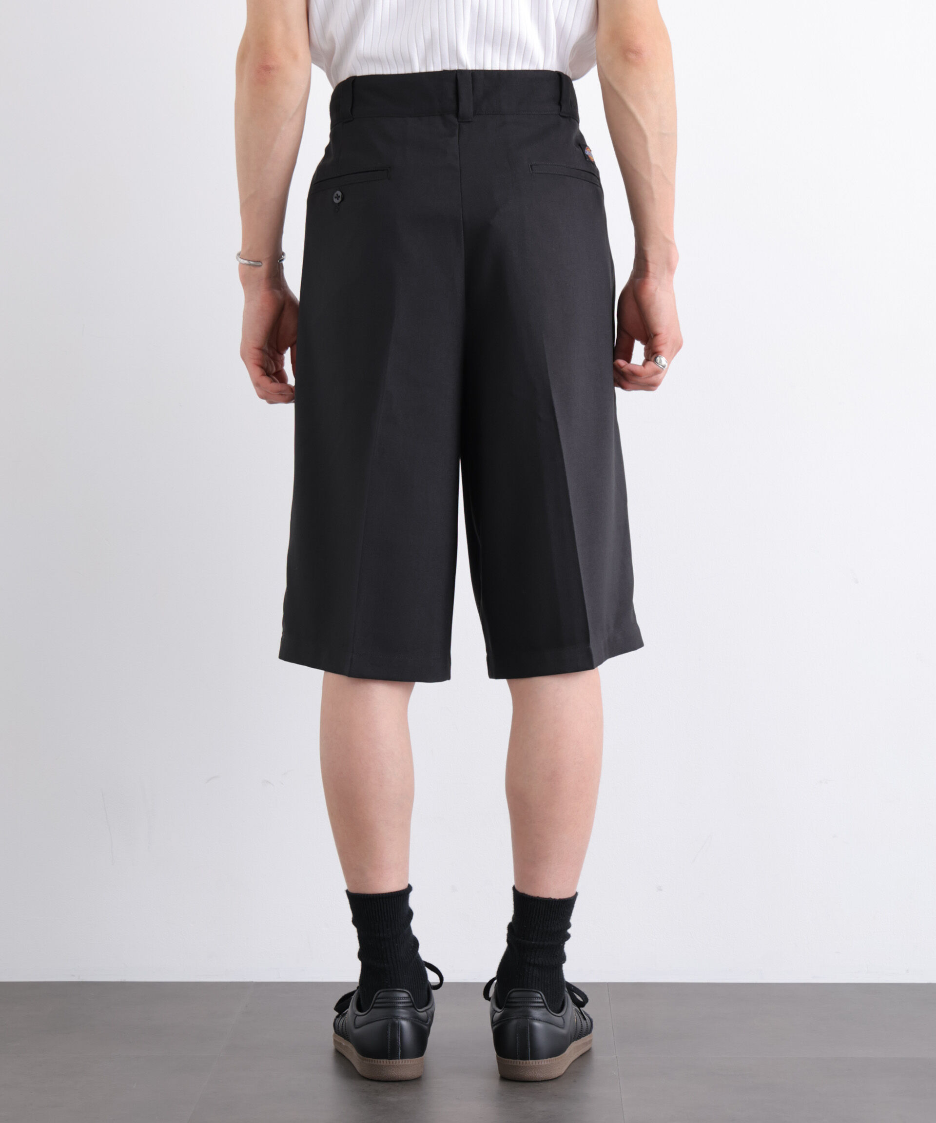 NANO universe「Dickies/別注 Wide Tuck Short Pants」|チノ|
