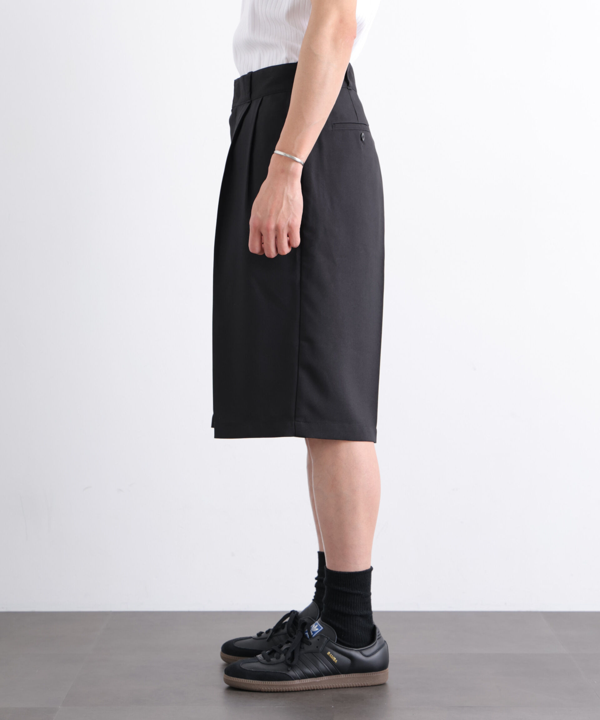 NANO universe「Dickies/別注 Wide Tuck Short Pants」|チノ|