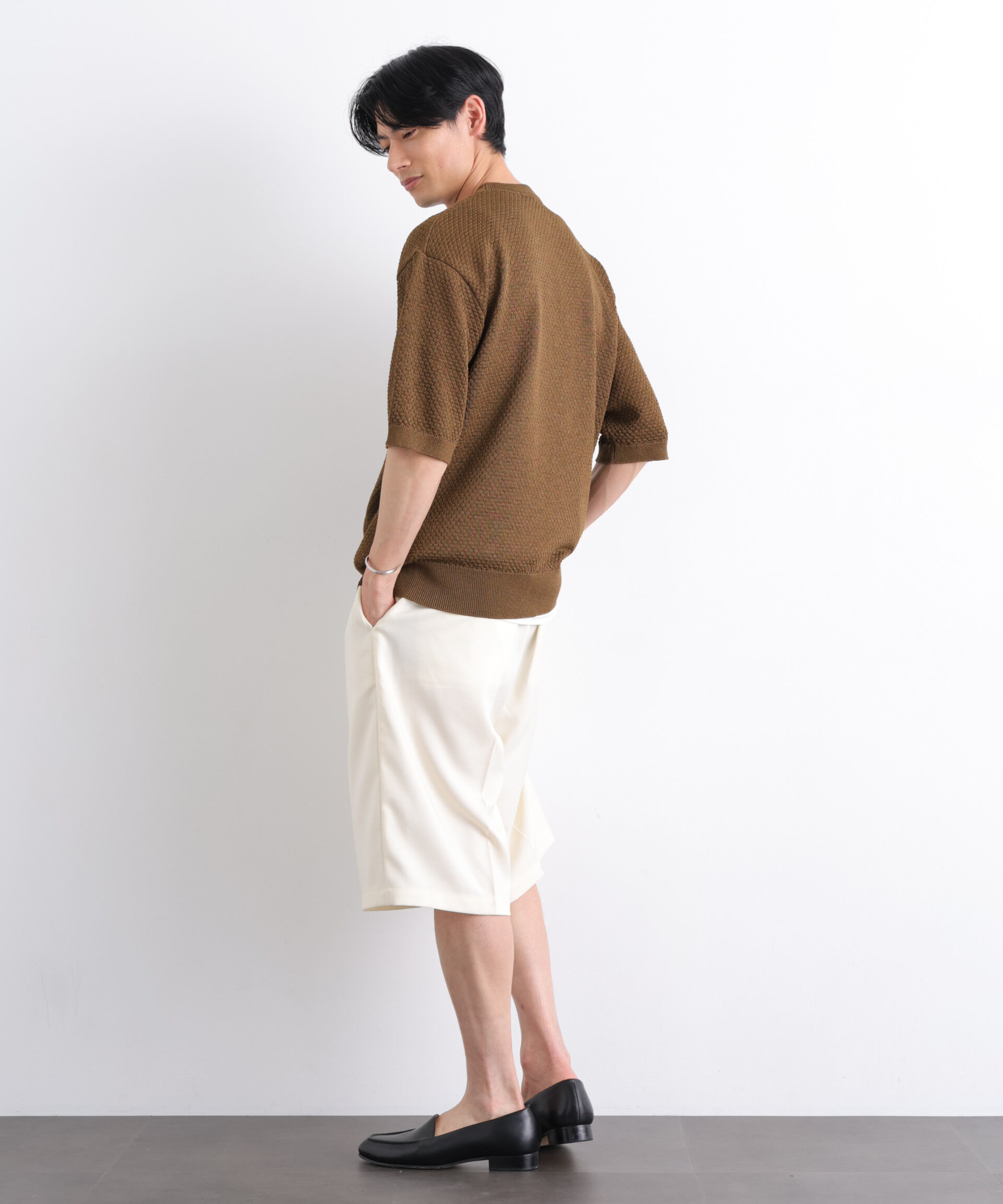 NANO universe「Dickies/別注 Wide Tuck Short Pants」|チノ|