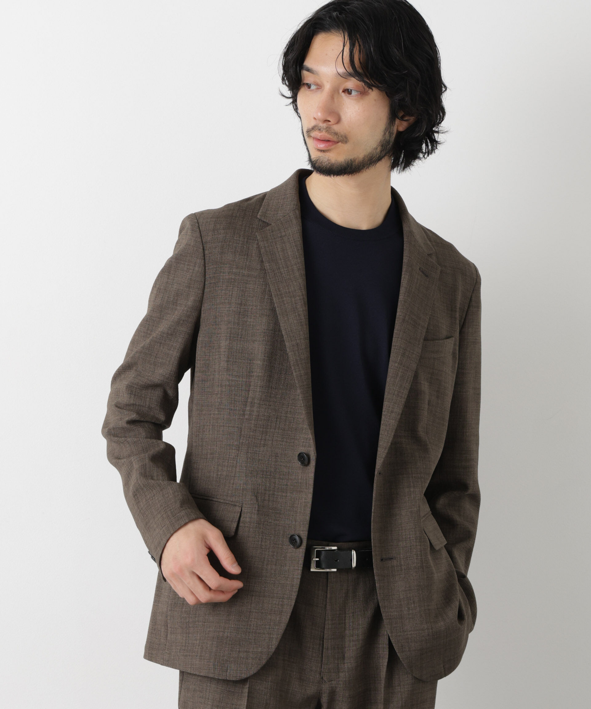 NANO universe「｢Damerino｣Reflax(R)キャンバスセットアップ/吸水速乾・防シワ」|スーツ|
