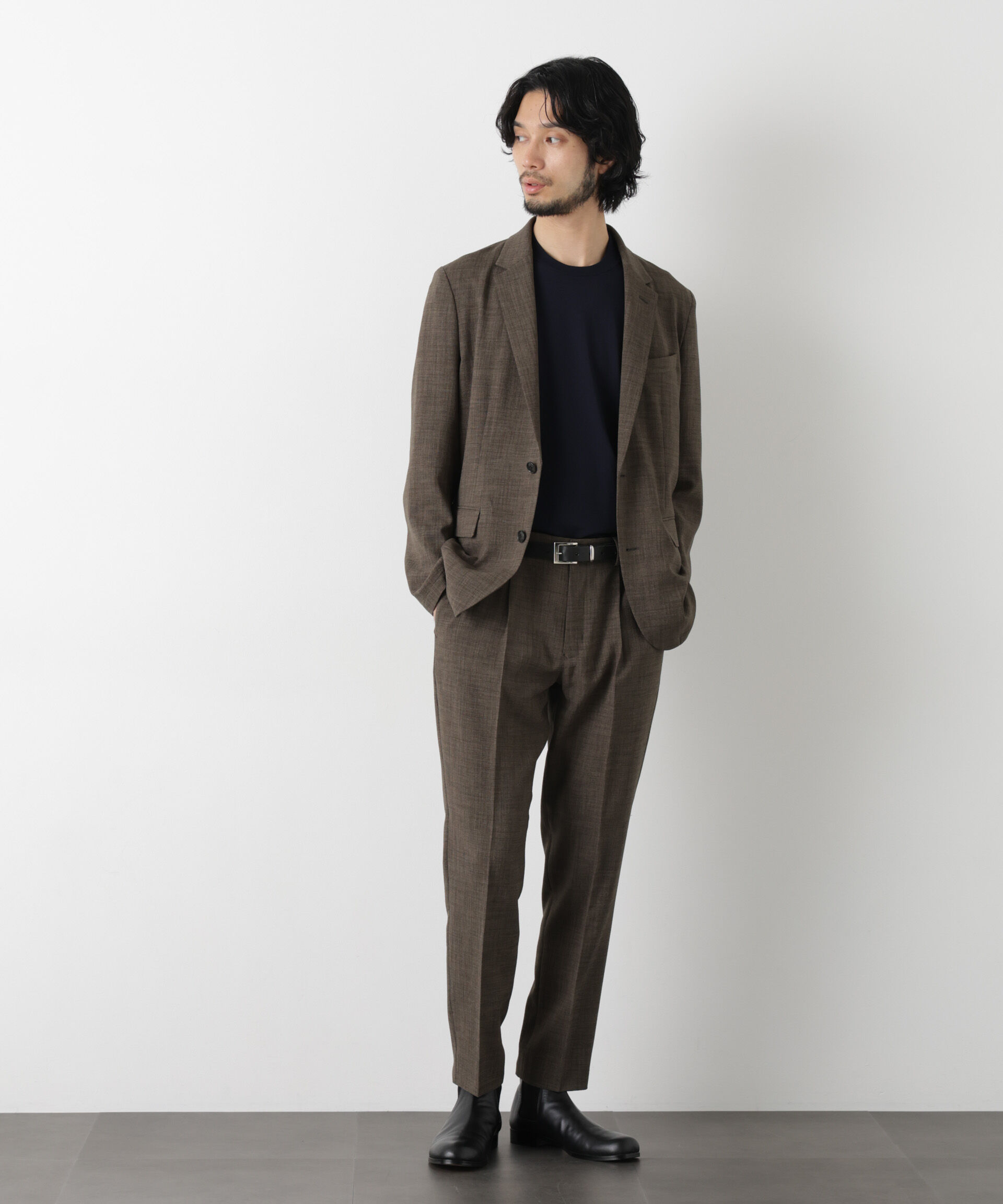 NANO universe「｢Damerino｣Reflax(R)キャンバスセットアップ/吸水速乾・防シワ」|スーツ|