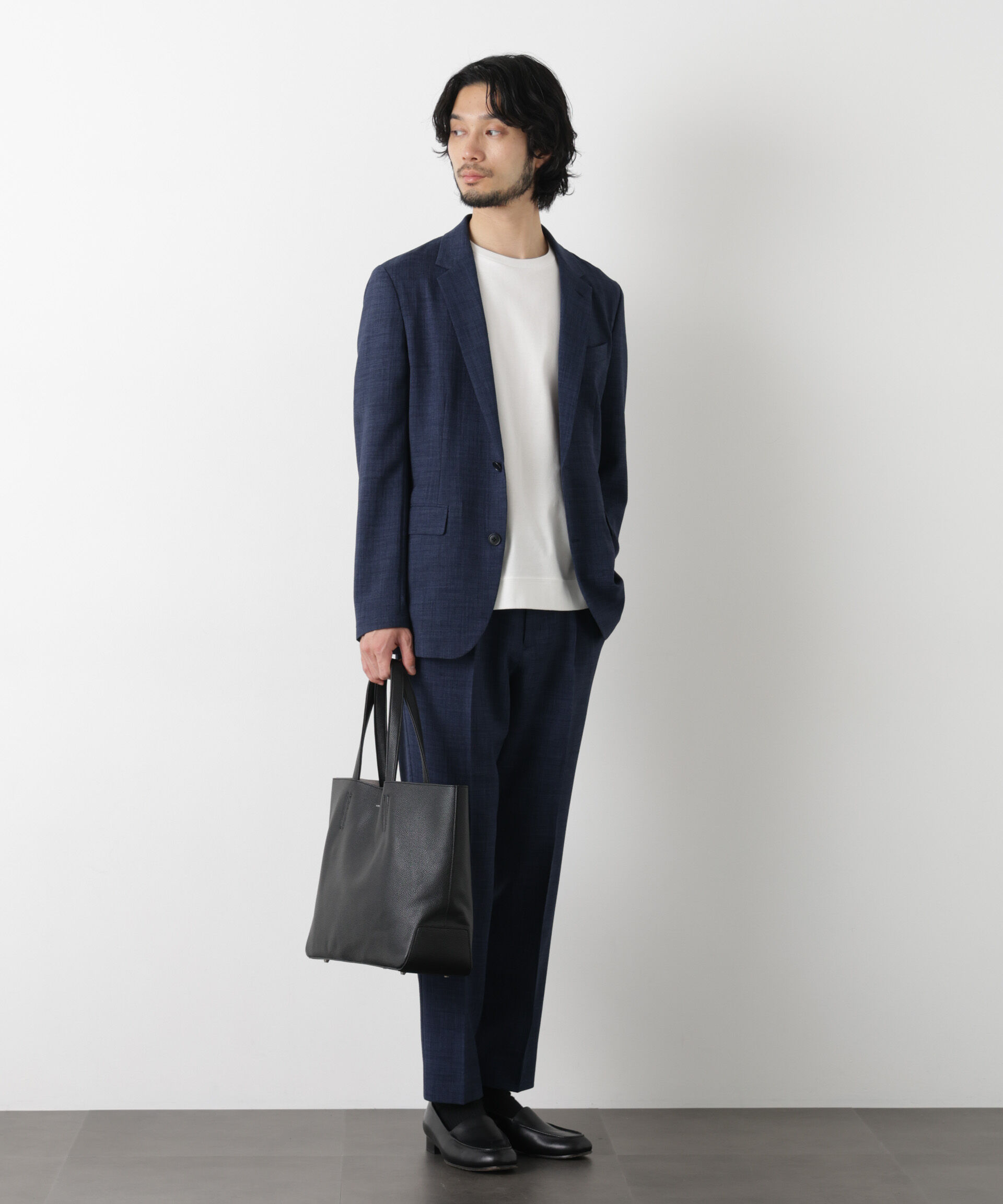 NANO universe「｢Damerino｣Reflax(R)キャンバスセットアップ/吸水速乾・防シワ」|スーツ|