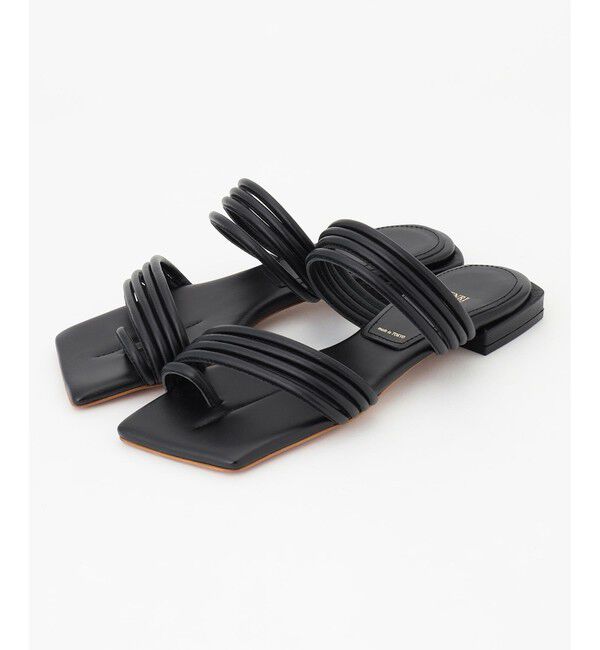 BEIGE,「【一部店舗限定】HENRI EN VARGO / IRIS サンダル」|サンダル|Black