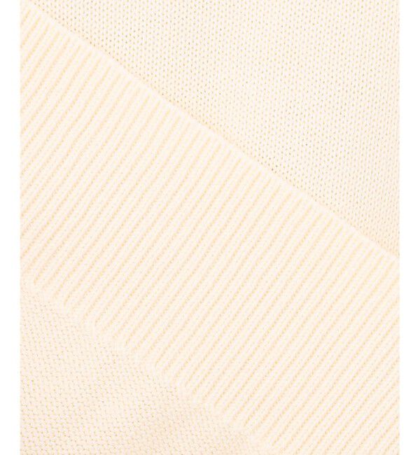 BEIGE,「【洗える】FENNEL / コットンスパンコール半袖ニット」|ニット・セーター|