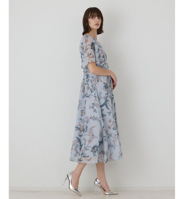 GRACE CONTINENTAL「シノワズリプリントワンピース」|ワンピース|